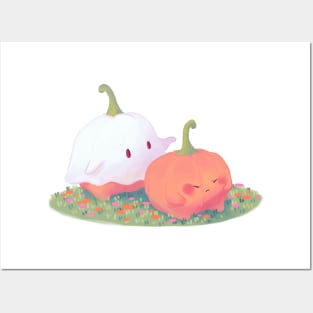 Pumpkin Ghostie Posters and Art